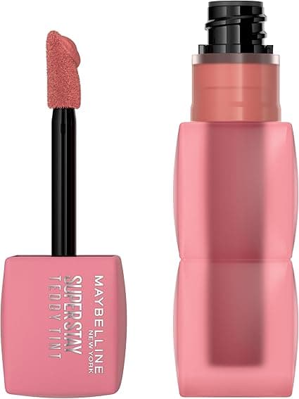 Maybelline Super Stay Teddy Tint, Tinta para Labios Mate Difuminado, Larga Durac