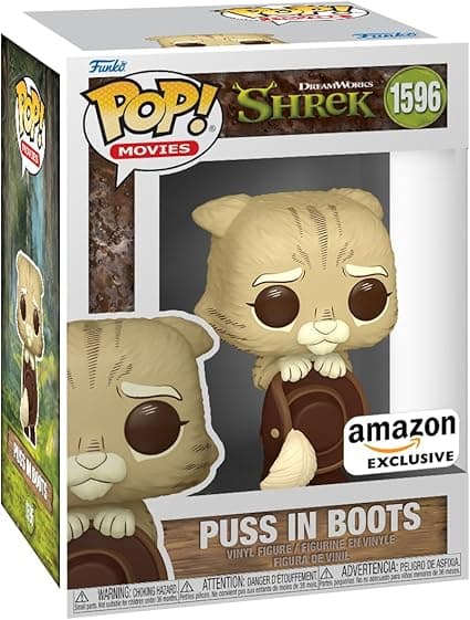 Funko Pop! Movies: DreamWorks 30th Anniversary: Shrek - Puss in Boots (Brown) 15