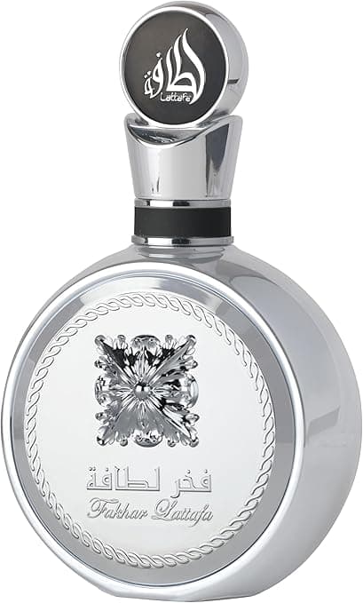 Lattafa Fakhar Platin – Citrus, Spicy, Aromatic, Woody – Eau de Parfum Spray Lon