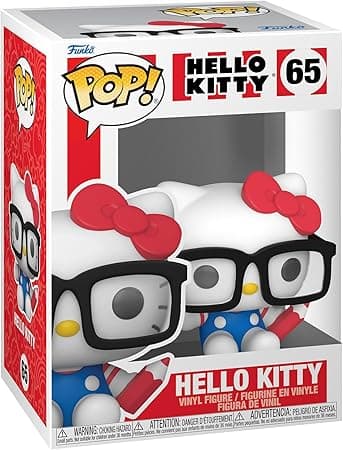 Funko Pop! Sanrio: Hello Kitty - HK Nerd - Figura de Vinilo Coleccionable - Idea