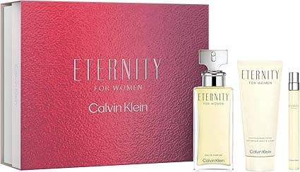 CALVIN KLEIN, Set de Regalo, EDP 100 ml + Loción 100 ml + Mini Travel Spray, 10M