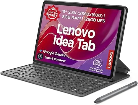 Tablet Lenovo Idea Tab |8GB RAM + 128GB UFS |11" 2.5K| con Teclado en Español y