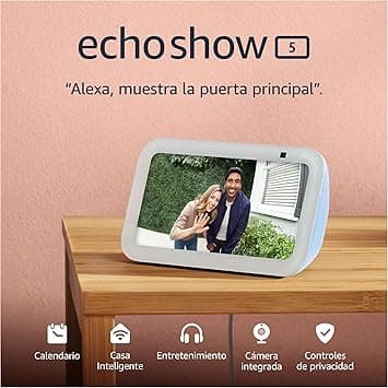 Amazon Echo Show 5 (modelo más reciente), Pantalla inteligente con graves más pr