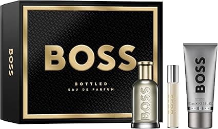 Boss Bottled No. 6 by Hugo Boss for Men - 3 Pc Gift Set 3.3oz EDP Spray, 0.3oz E