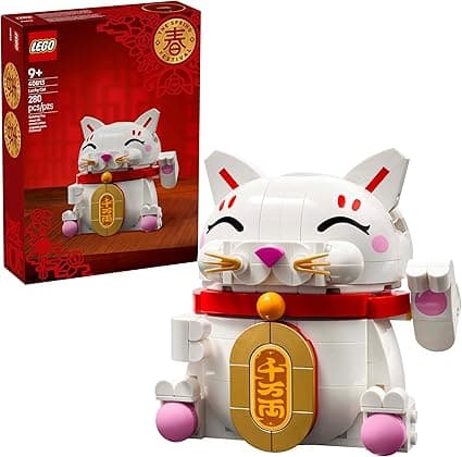 LEGO Gato de la Buena Suerte Kit de construcción y Pieza Decorativa de la Buena