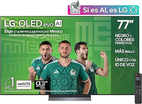 LG Pantalla 77 Pulgadas OLED EVO AI C5 4K Smart TV webOS 2025 OLED77C5PSA|Sistem