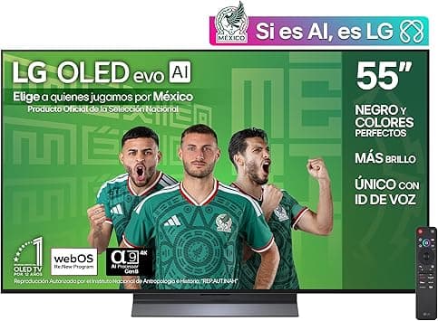 LG Pantalla 55 Pulgadas OLED EVO AI C5 4K Smart TV webOS 2025 OLED55C5PSA|Sistem